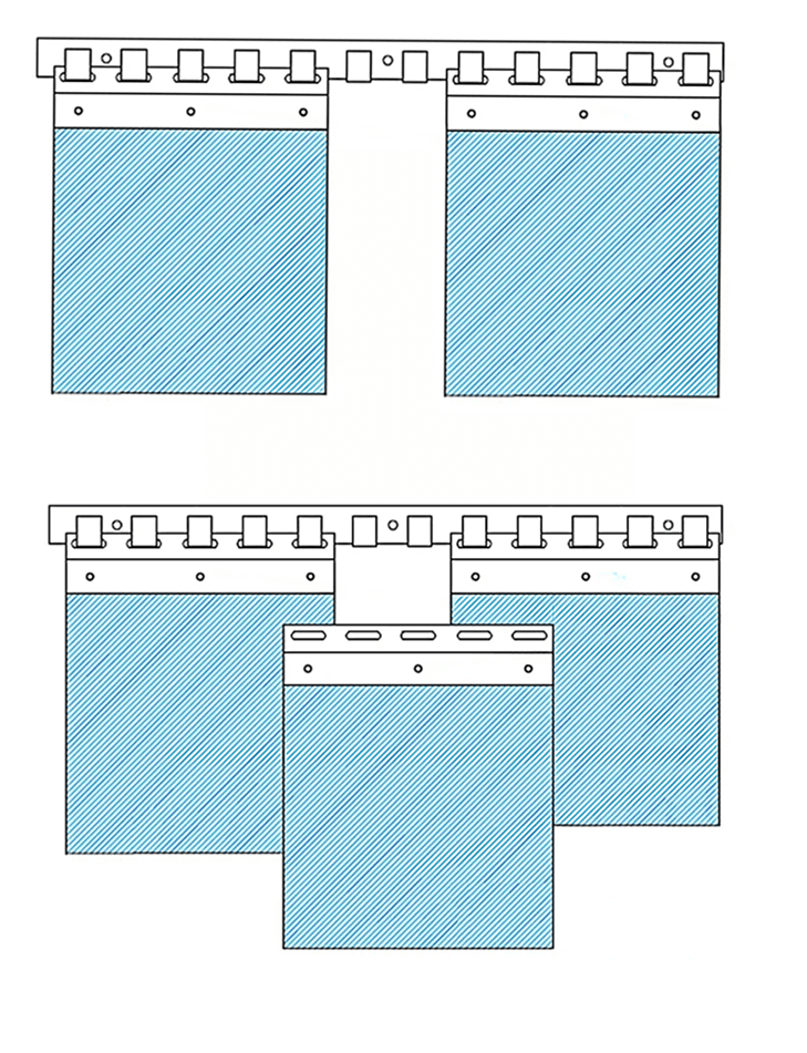 jak zawiesić pasy pcv kurtyny